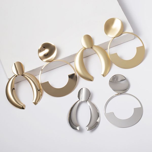 srcoi asymmetry hollow gold silver color round metal drop earring fashion simple geometric circle alloy dangle earrings jewelry
srcoi asymmetry hollow gold silver color round metal drop earring fashion simple geometric circle alloy dangle earrings jewelry