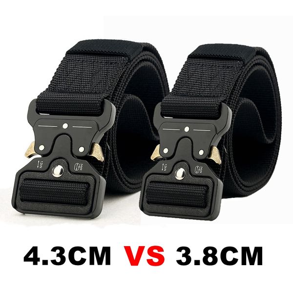 belts tactical army belt training battle nylon waist outdoor survival accessories hook automatic metal buckles for men, Black;brown
belts tactical army belt training battle nylon waist outdoor survival accessories hook automatic metal buckles for men, Black;brown