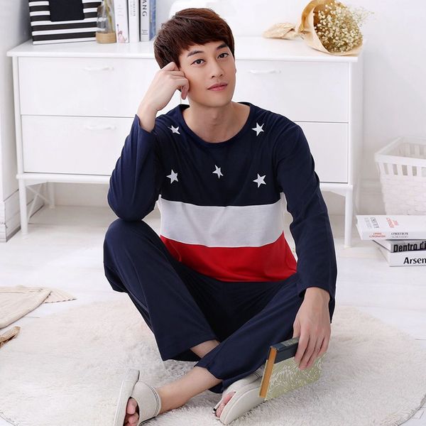 wontive male plus size sleep clothing spring and autumn long simple sleeve pijama pajamas set for home service men pyjamas suit, Black;brown
wontive male plus size sleep clothing spring and autumn long simple sleeve pijama pajamas set for home service men pyjamas suit, Black;brown