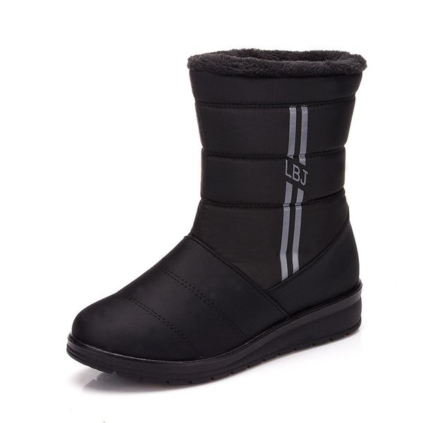 winter women boots warm snow boots slip on woman warm fur ladies shoes botas mujer female waterproof ankle, Black
winter women boots warm snow boots slip on woman warm fur ladies shoes botas mujer female waterproof ankle, Black