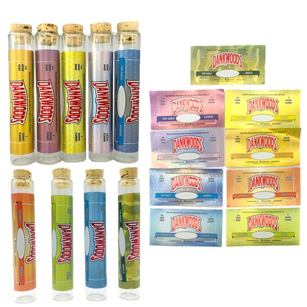 Dankwoods Пусто PREROLL стеклянная трубка с наклейками Данк Вуд Корк боросиликатного стекла Dankwood 120 * 21мм Pre Роллс E Cigarette Vapor Трубы Vapes
Dankwoods Пусто PREROLL стеклянная трубка с наклейками Данк Вуд Корк боросиликатного стекла Dankwood 120 * 21мм Pre Роллс E Cigarette Vapor Трубы Vapes