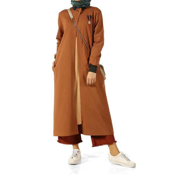 snap button combed cotton cardigan, Black 
snap button combed cotton cardigan, Black