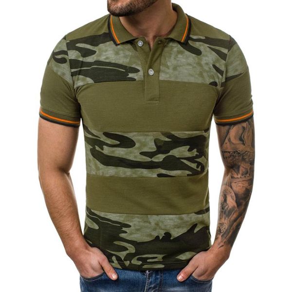 men's polos camouflage t-shirt summer short sleeve fashion turn-collar tee shirt male collar clothes men, White;black
men's polos camouflage t-shirt summer short sleeve fashion turn-collar tee shirt male collar clothes men, White;black