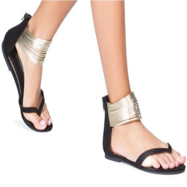 flip-flop flat shoes sandals flat bottom suede shoes zipper back zapatos mujer woman, Black
flip-flop flat shoes sandals flat bottom suede shoes zipper back zapatos mujer woman, Black