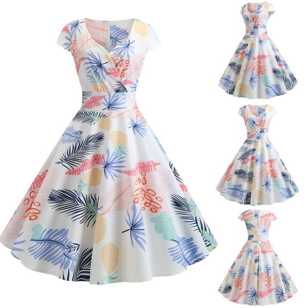 summer dress fashion women high waist short sleeve v-neck dot plaid printed vintage casual mini dress woman party night vestidos, Black;gray
summer dress fashion women high waist short sleeve v-neck dot plaid printed vintage casual mini dress woman party night vestidos, Black;gray