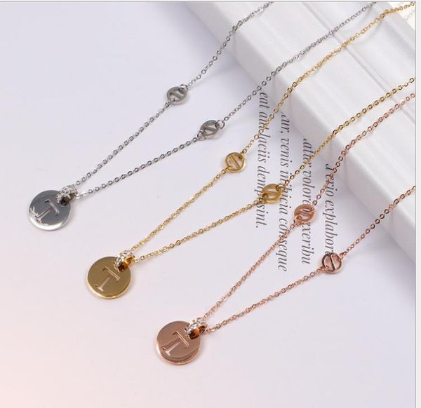 letter pendant plated rose gold 18k necklace color gold collarbone chain korean version accessory gift, Silver
letter pendant plated rose gold 18k necklace color gold collarbone chain korean version accessory gift, Silver