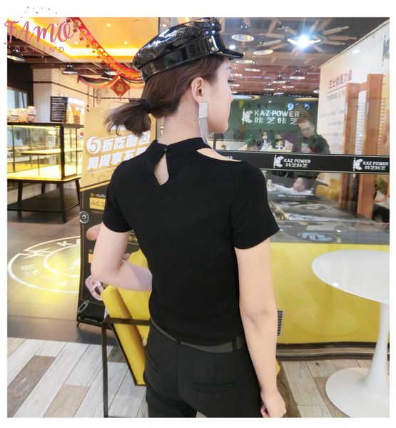 fashion korean hollow out off shoulder diamonds tshirt new summer women streetwear clothes slim shirt camiseta mujer t95402l, White
fashion korean hollow out off shoulder diamonds tshirt new summer women streetwear clothes slim shirt camiseta mujer t95402l, White