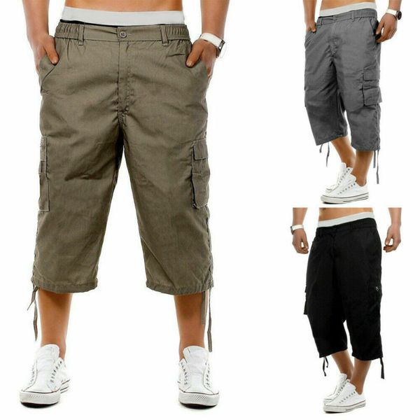 4 colors men's 3/4 casual cargo workwear pants trousers short pans size m-3xl, White;black
4 colors men's 3/4 casual cargo workwear pants trousers short pans size m-3xl, White;black