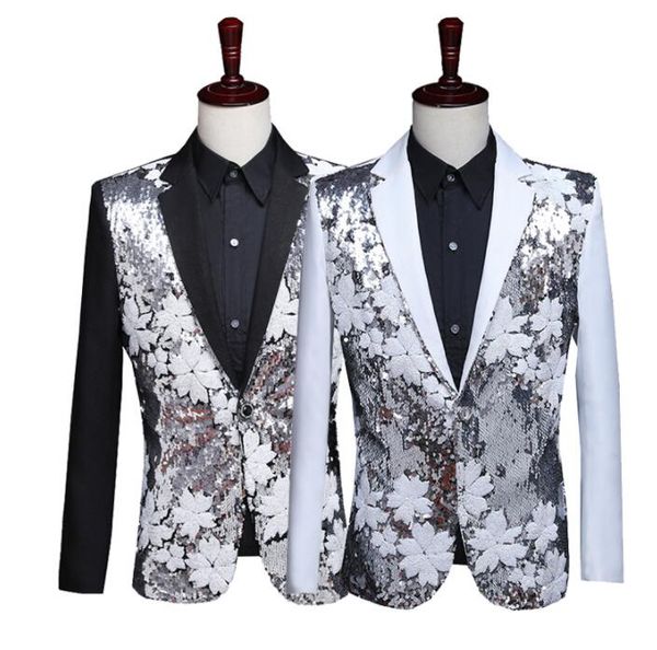 flower sequins blazer men suits designs stage costumes for singers jacket mens clothes dance star style dress punk, White;black
flower sequins blazer men suits designs stage costumes for singers jacket mens clothes dance star style dress punk, White;black