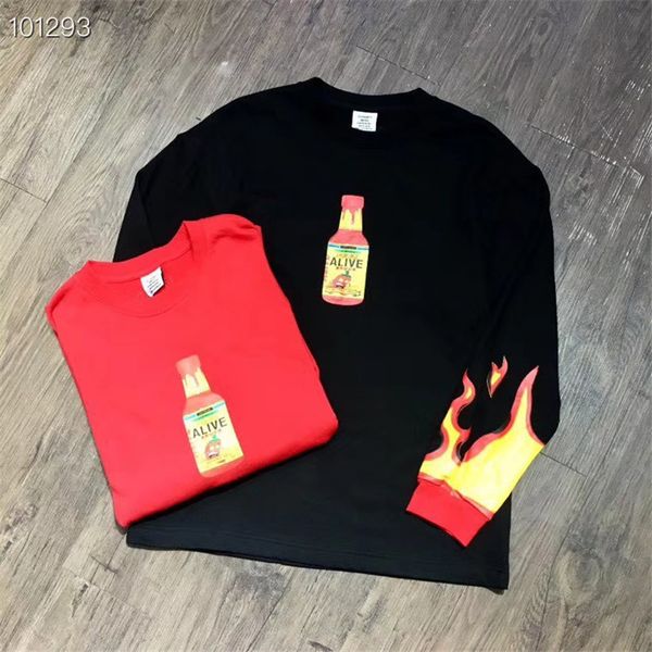 flame vetements sweatshirt men women streetwear men vetements hoodie, Black
flame vetements sweatshirt men women streetwear men vetements hoodie, Black