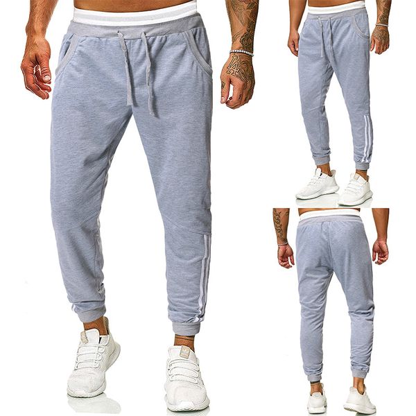 solid color mens pants designer drawstring long trousers fashion spring autumn men casual ankle banded pants, Black
solid color mens pants designer drawstring long trousers fashion spring autumn men casual ankle banded pants, Black