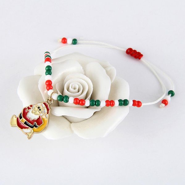 2019 new trendy unique design christmas santa snowflake dangle beaded bracelet hand jewelry xmas gift for women or men, Black
2019 new trendy unique design christmas santa snowflake dangle beaded bracelet hand jewelry xmas gift for women or men, Black