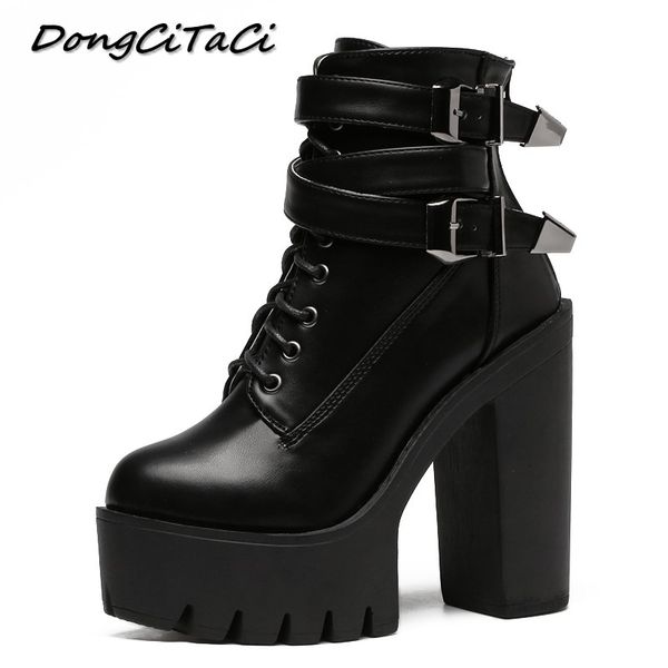 dongcitaci cross strap buckle ankle boots shoes woman platform gothic block chunky thick ultra high heel female gladiator bootie, Black
dongcitaci cross strap buckle ankle boots shoes woman platform gothic block chunky thick ultra high heel female gladiator bootie, Black