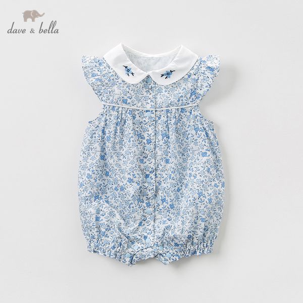 dbm10339 dave bella newborn baby girls fashion cotton floral jumpsuits infant toddler clothes children summer romper 1 piece, Blue
dbm10339 dave bella newborn baby girls fashion cotton floral jumpsuits infant toddler clothes children summer romper 1 piece, Blue