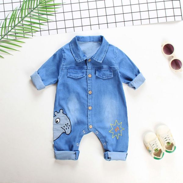denim baby clothes boys girls rompers long sleeve solid denim romper kids casual jumpsuit new, Blue
denim baby clothes boys girls rompers long sleeve solid denim romper kids casual jumpsuit new, Blue