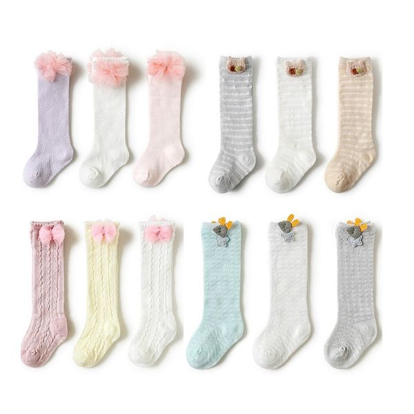 socks 3 pairs / lot born thin section baby knee boys and girls cartoon breathable mesh stockings, Pink;yellow
socks 3 pairs / lot born thin section baby knee boys and girls cartoon breathable mesh stockings, Pink;yellow