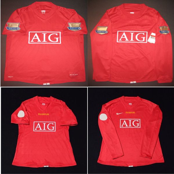 07 08 Solskjaer Ronaldo Rooney Giggs Scholes Nani MAN Vintage League 2007 2008 J.S.Park Retro Soccer Jersey Maillot UTD Football Shirt
07 08 Solskjaer Ronaldo Rooney Giggs Scholes Nani MAN Vintage League 2007 2008 J.S.Park Retro Soccer Jersey Maillot UTD Football Shirt