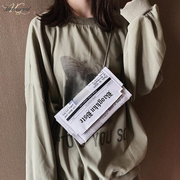 women newspaper print design crossbody messenger bag casual flap envelope bag day clutches purse shoulder bag pu handbag
women newspaper print design crossbody messenger bag casual flap envelope bag day clutches purse shoulder bag pu handbag