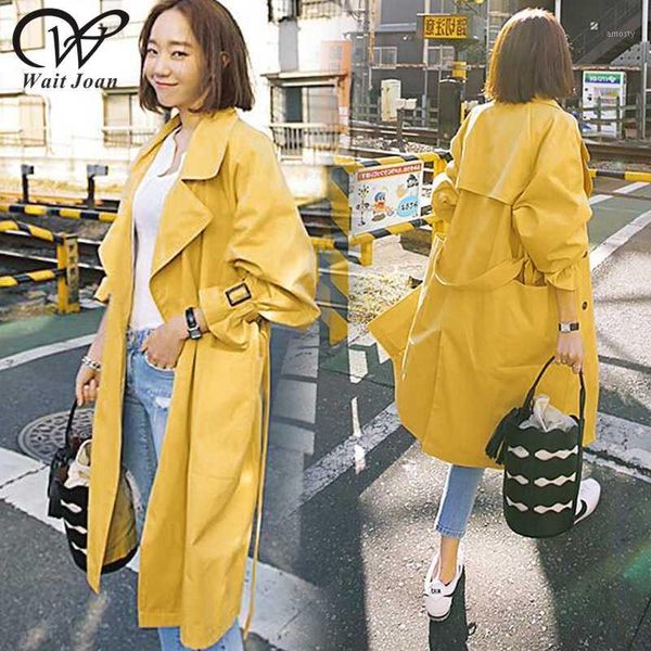 elegant korean trenchcoat spring autumn trench coat women clothes 2019 long coats streetwear female slim yellow raincoats wj1851, Tan;black
elegant korean trenchcoat spring autumn trench coat women clothes 2019 long coats streetwear female slim yellow raincoats wj1851, Tan;black