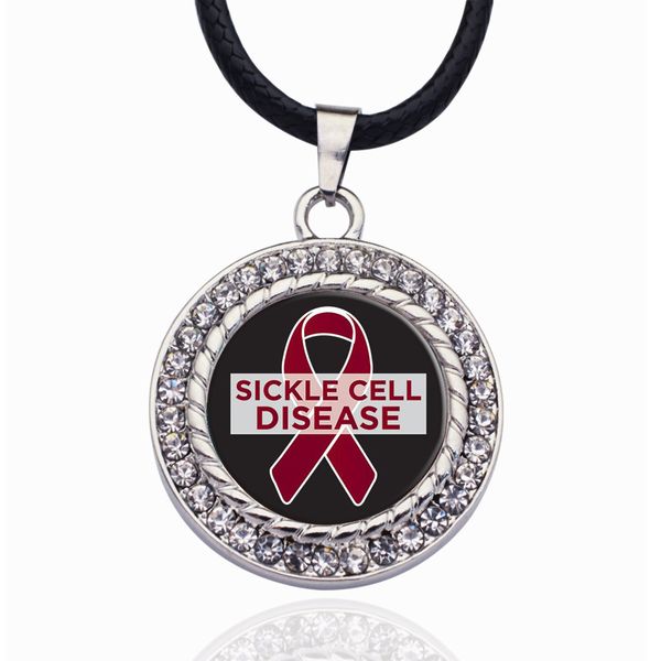 sickle cell support circle charm necklace jewelry fashion popular beads chain crystal grain pendant necklace, Bronze;silver
sickle cell support circle charm necklace jewelry fashion popular beads chain crystal grain pendant necklace, Bronze;silver