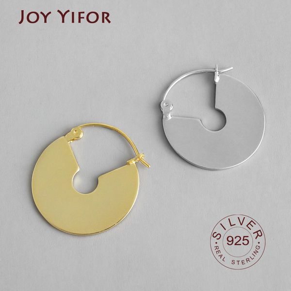 925 sterling silver punk style ins irregular concave surface geometric circle men women stud earrings statement jewelry, Golden;silver
925 sterling silver punk style ins irregular concave surface geometric circle men women stud earrings statement jewelry, Golden;silver