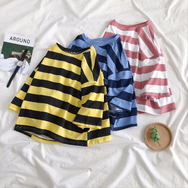 2020 loose ins striped navel short t- female student t- shirt lazy wind short-sleeved shirt female, White
2020 loose ins striped navel short t- female student t- shirt lazy wind short-sleeved shirt female, White