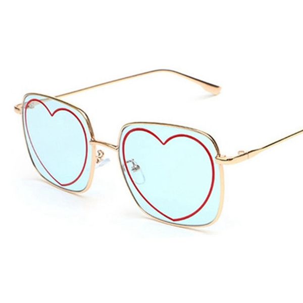 mincl/ metal sunglasses women love heart 2019 square high fashion sun glasses female gift party uv400 black blue nx, White;black
mincl/ metal sunglasses women love heart 2019 square high fashion sun glasses female gift party uv400 black blue nx, White;black