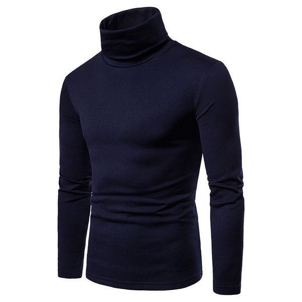 2018 new style fashion men's solid long sleeve cotton high neck turtleneck stretch slim basic t shirt tee, White;black
2018 new style fashion men's solid long sleeve cotton high neck turtleneck stretch slim basic t shirt tee, White;black