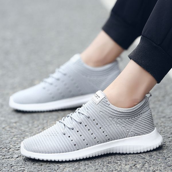 men fashion sneakers air mesh comfortable breathable casual shoes outdoor brand trend walking shoes high quatily flats, Black
men fashion sneakers air mesh comfortable breathable casual shoes outdoor brand trend walking shoes high quatily flats, Black
