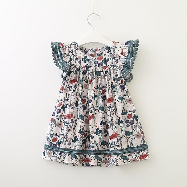 2019 girls flying sleeve floral printed dress cute baby infant dresses kids summer white navy ruffle pleated mini dress boutique clothes, Red;yellow
2019 girls flying sleeve floral printed dress cute baby infant dresses kids summer white navy ruffle pleated mini dress boutique clothes, Red;yellow