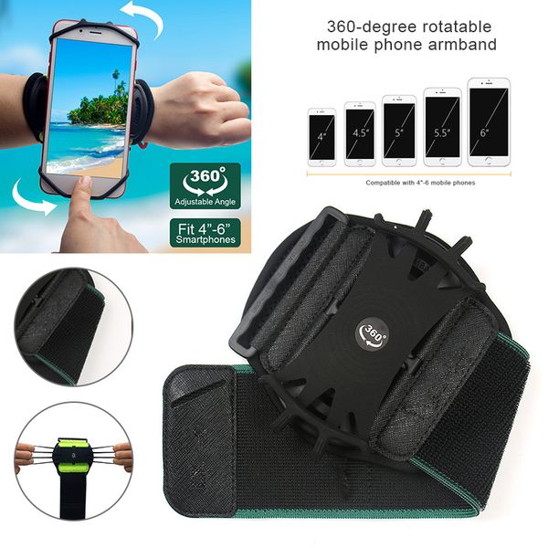rotatable sports armband fitness universal running reflective for men women kh889, Black
rotatable sports armband fitness universal running reflective for men women kh889, Black