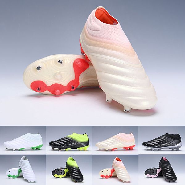 2020 new designer mens copa 19+ 19.1 fg ag soccer shoes copa slip-on champagne solar red sneakers football shoes boots trainers sz39-45
2020 new designer mens copa 19+ 19.1 fg ag soccer shoes copa slip-on champagne solar red sneakers football shoes boots trainers sz39-45