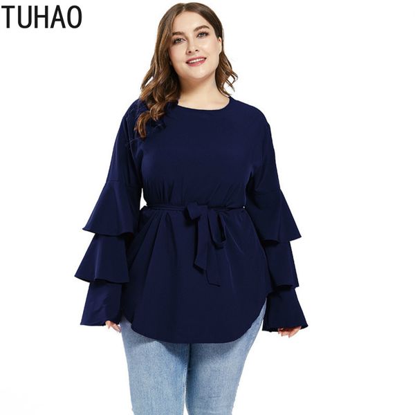 tuhao 2020 spring женщина блуза плюс размер 5xl 4xl 3xl женские сыпучие большой размер рубашки top блузки топы mom рубашка cothing wm67, White
tuhao 2020 spring женщина блуза плюс размер 5xl 4xl 3xl женские сыпучие большой размер рубашки top блузки топы mom рубашка cothing wm67, White