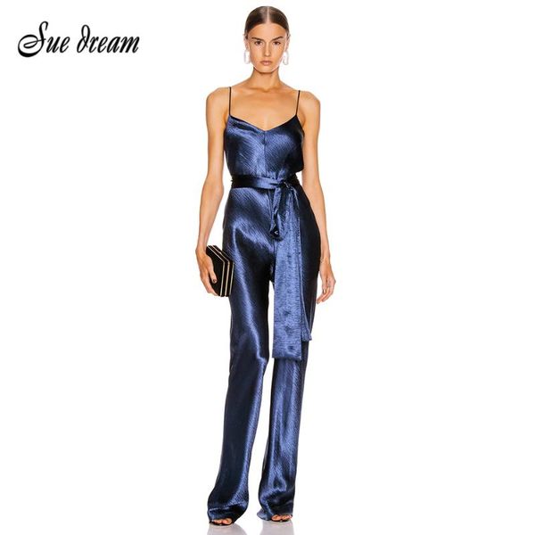 2020 summer new women's fashion dark blue spaghetti strap v-neck belt wide leg jumpsuit bodycon celebrity party jumpsuit, Black;white
2020 summer new women's fashion dark blue spaghetti strap v-neck belt wide leg jumpsuit bodycon celebrity party jumpsuit, Black;white