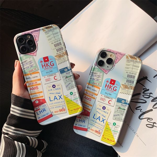 fashion p frame style air tickets city label bar code phone case for iphone 11 pro xs max xr x 7 8 plus soft silicone cover
fashion p frame style air tickets city label bar code phone case for iphone 11 pro xs max xr x 7 8 plus soft silicone cover