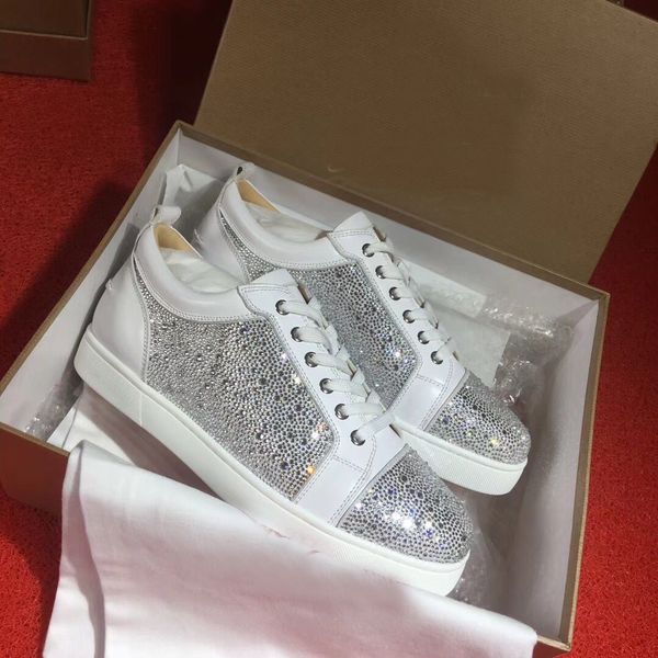 factory --red bottom men sneakers low cut rhinestone party dress junior style with red,black,grey,blue
factory --red bottom men sneakers low cut rhinestone party dress junior style with red,black,grey,blue