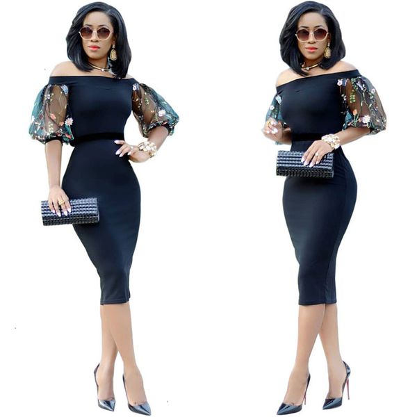 novelty design style women dress solid slash neck lace half sleeve bodycon midi dress vestido a3003, Black;gray
novelty design style women dress solid slash neck lace half sleeve bodycon midi dress vestido a3003, Black;gray