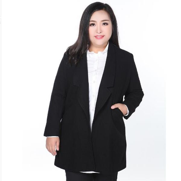 women woolen coat 2019 women winter outwear woolen coats elegant oversized 2xl-9xl slim femme jacket coats m598, Black
women woolen coat 2019 women winter outwear woolen coats elegant oversized 2xl-9xl slim femme jacket coats m598, Black