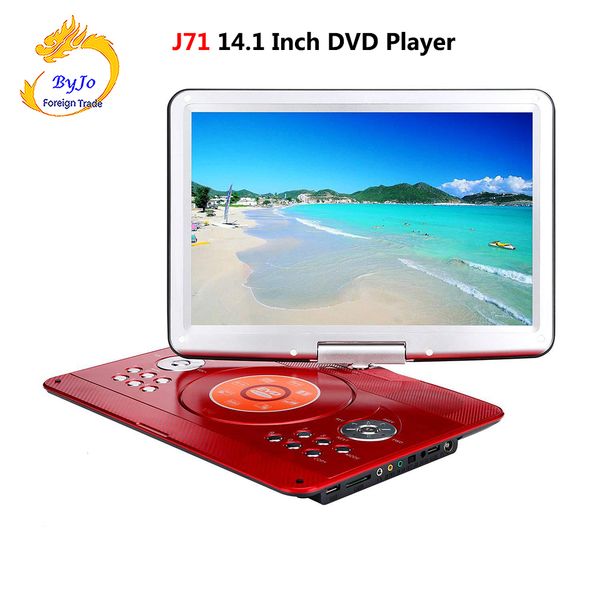Портативный DVD-плеер 14,1-дюймовый цифровой светодиод высокой четкости 1280x800 Длител
Портативный DVD-плеер 14,1-дюймовый цифровой светодиод высокой четкости 1280x800 Длител