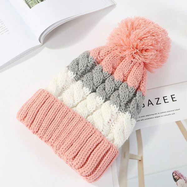 winter knit beanie hat patchwork striped wool hats winter furball knitted caps casual warm cap outdoor pompom hat 5styles gga2788, Yellow
winter knit beanie hat patchwork striped wool hats winter furball knitted caps casual warm cap outdoor pompom hat 5styles gga2788, Yellow