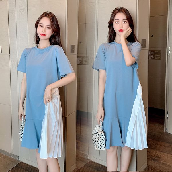 lactation dress chiffon lactation dress loose lantern sleeve korean version summer new style very fairy niche, White
lactation dress chiffon lactation dress loose lantern sleeve korean version summer new style very fairy niche, White