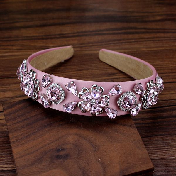 fashion luxury flower pink crystal hairband sparkly rhinestone headband for women girls hair jewelry, Golden;white
fashion luxury flower pink crystal hairband sparkly rhinestone headband for women girls hair jewelry, Golden;white