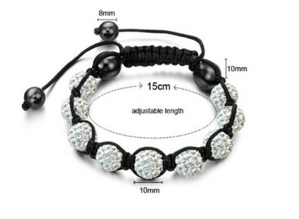 10pcs/lot price nice 10mm pcs shambhala beads bracelet adjustable length 15cm loose beads different color charm bracelet wholesale, Golden;silver
10pcs/lot price nice 10mm pcs shambhala beads bracelet adjustable length 15cm loose beads different color charm bracelet wholesale, Golden;silver
