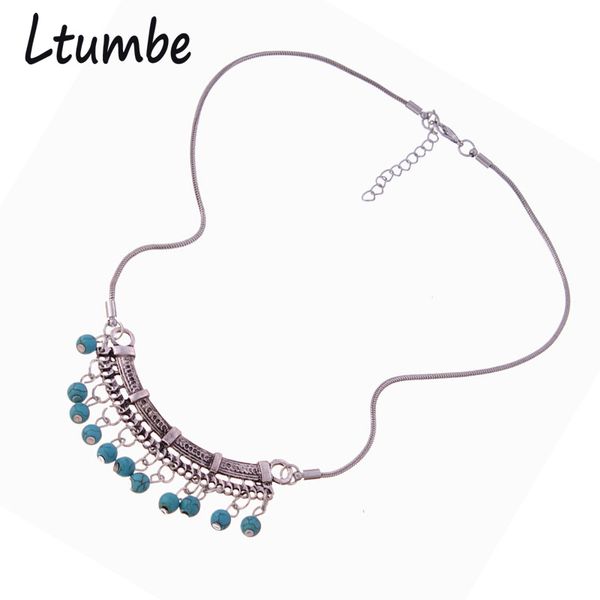 ltumbe summer vintage tibetan silver color bohemian beads stone necklaces & pendants for women party jewelry bijoux femme, Golden;silver
ltumbe summer vintage tibetan silver color bohemian beads stone necklaces & pendants for women party jewelry bijoux femme, Golden;silver