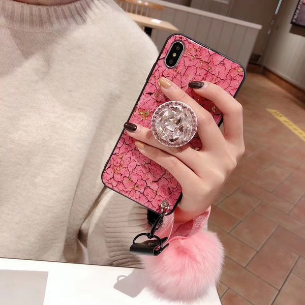 2019 pink color phone case marble grain gold foil for iphone x case designer rhinestone hairball designer phone case
2019 pink color phone case marble grain gold foil for iphone x case designer rhinestone hairball designer phone case