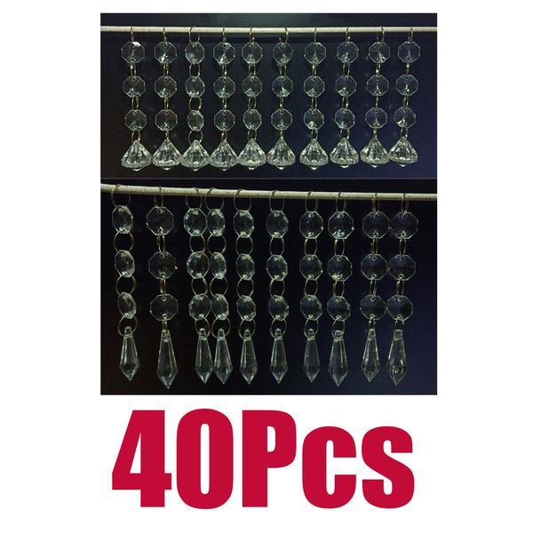 set of 40 pieces clear glass diamond beads pendant ornament for christmas wedding party decor
set of 40 pieces clear glass diamond beads pendant ornament for christmas wedding party decor