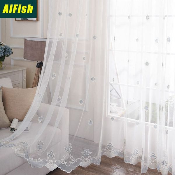 modern embroidered gauze curtain with blue flowers on white background suitable for living room bedroom balcony m142t3
modern embroidered gauze curtain with blue flowers on white background suitable for living room bedroom balcony m142t3