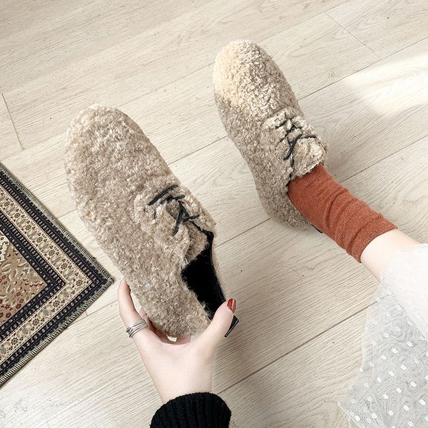 shoes woman 2019 all-match women's moccasins round toe loafers fur slip-on female footwear modis casual sneaker new winter, Black
shoes woman 2019 all-match women's moccasins round toe loafers fur slip-on female footwear modis casual sneaker new winter, Black