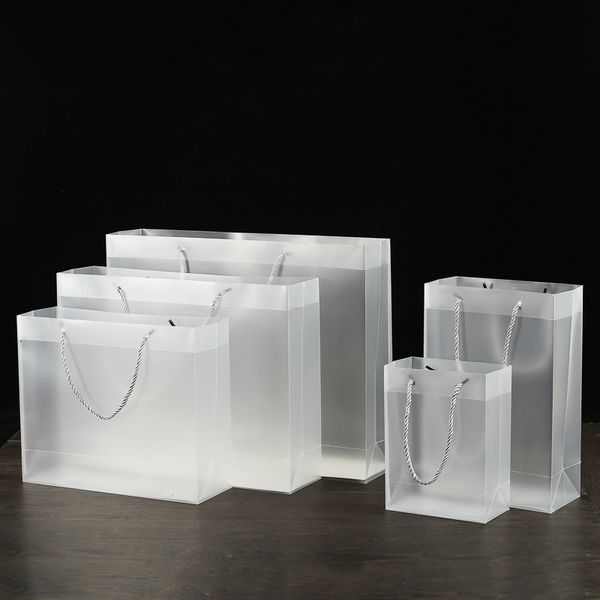 storage bags simple casual pp solid color environmentally friendly transparent tote bag female shopping portable daily gift
storage bags simple casual pp solid color environmentally friendly transparent tote bag female shopping portable daily gift