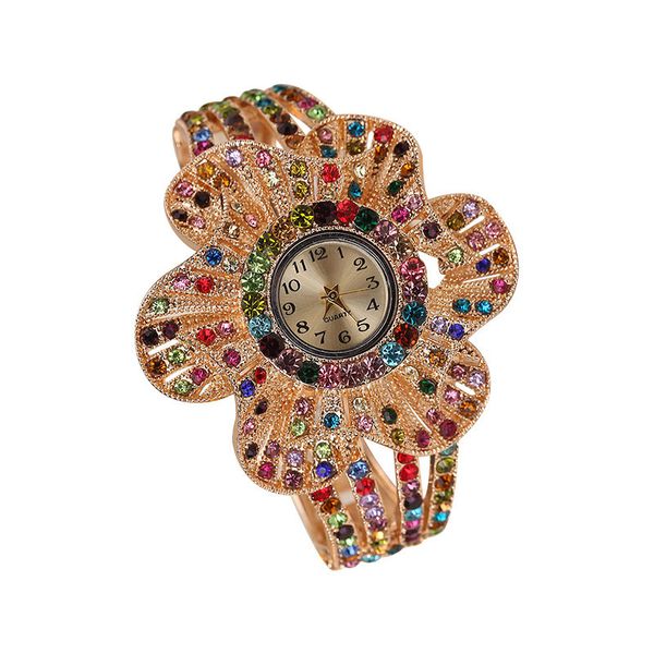 new fashion big flower female bracelet watch personality rhinestone ladies watch quartz, Slivery;brown
new fashion big flower female bracelet watch personality rhinestone ladies watch quartz, Slivery;brown